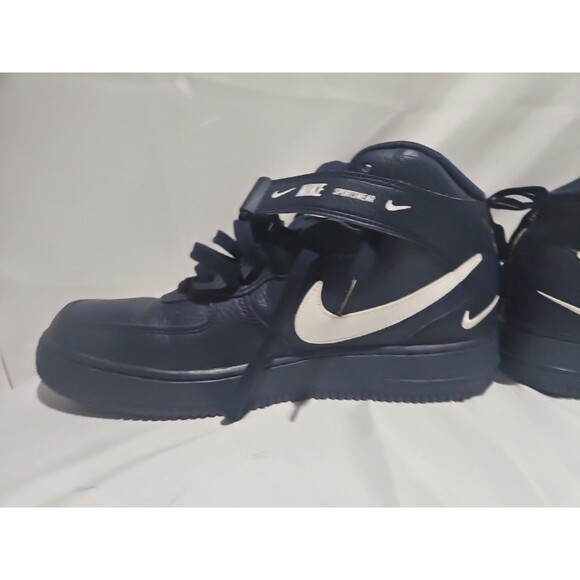 Size 9.5- Nike Air Force 1 Mid \'07 LV8 Obsidian Midnight Navy 2018 main image 6